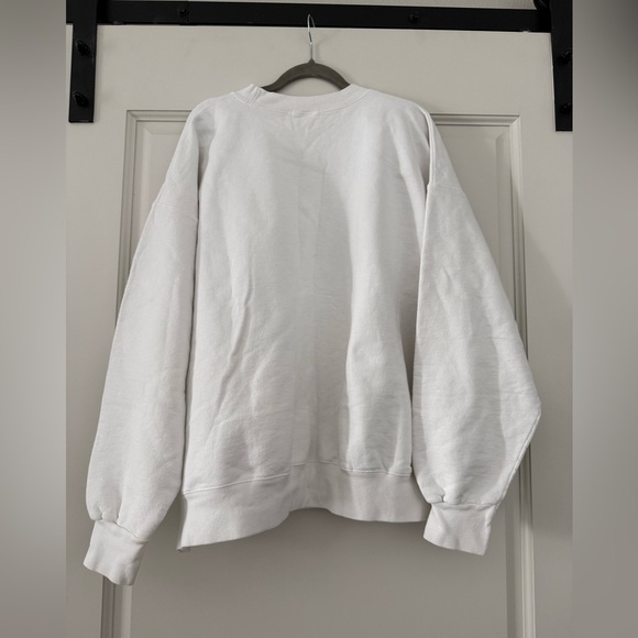 The Bar Varsity Sweatshirt White/Green - Picture 4 of 5